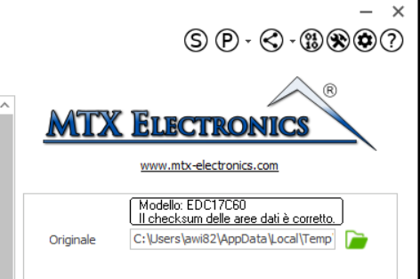 MTX_Electronics_identificazione_EDC17_cksm_originale