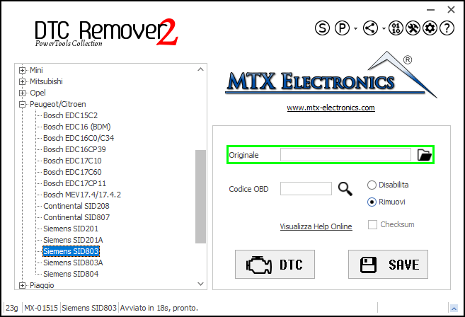 MTX_Electronics_Esempio_Apri